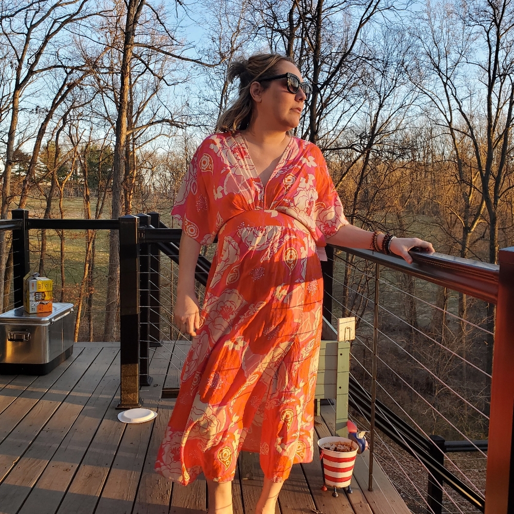 Vici Floral Dress Large